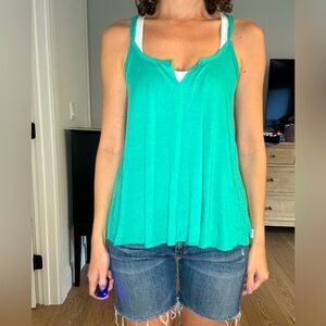 Green RVCA Strappy Back Tank